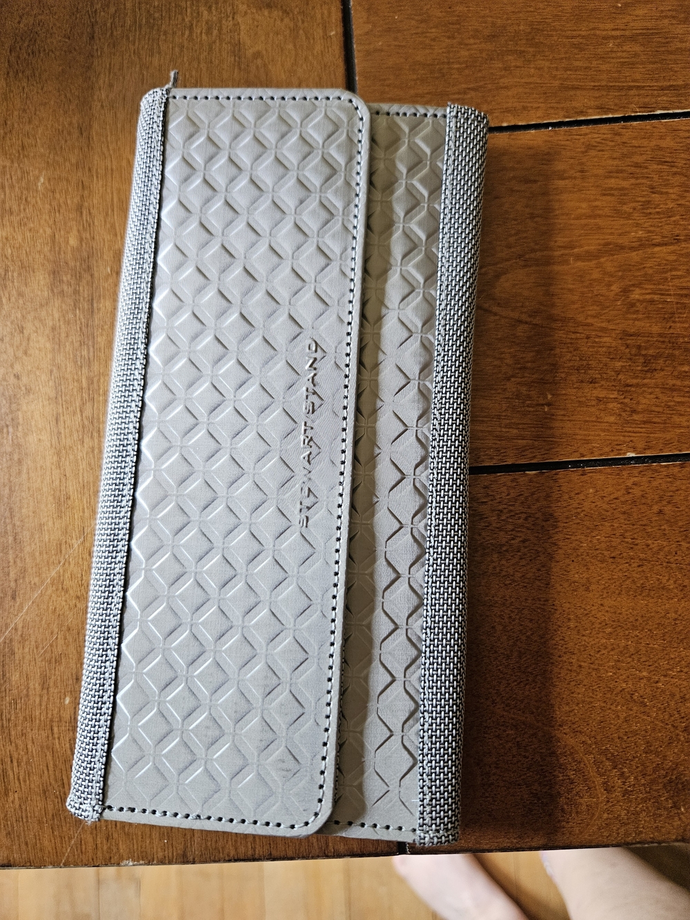 Continental Clutch Wallet Diamond Silver